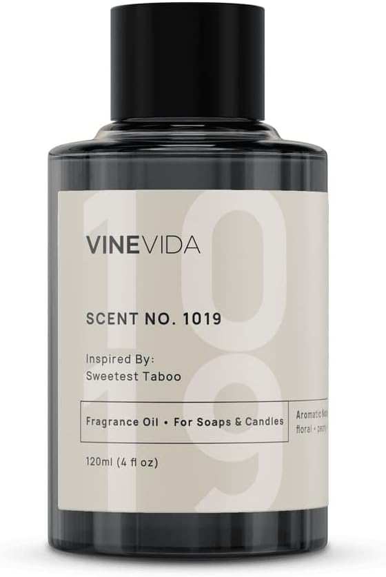 VINEVIDA 4oz Natural Scent No.1019 Fragrance Oil for Candle & Soap Making - Made in USA