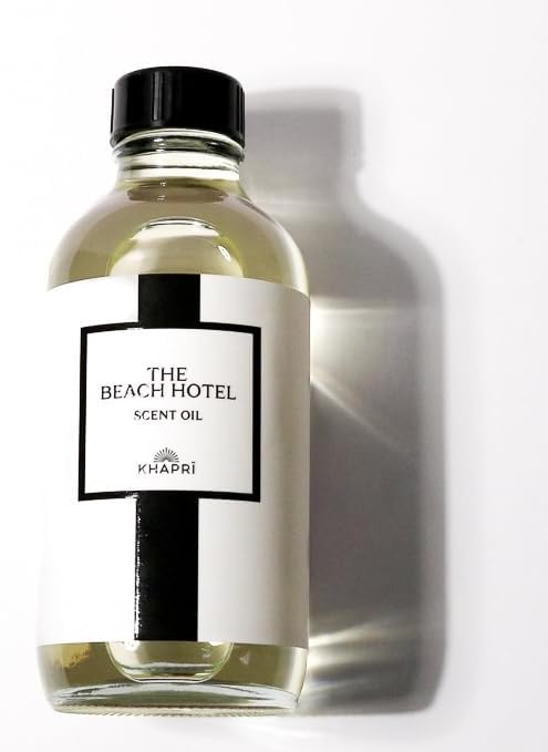 Hotel Inspired Home Perfume Collection -The Beach Hotel Scent – Luxury Essential Oil Blend for Diffusers (150mL/5.1 Fl Oz) Aroma with Pear, Freesia & Bergamot | Premium-Grade Oil, Made in USA