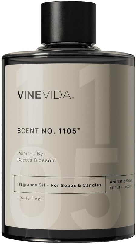 VINEVIDA [16oz] Cactus Blossom Fragrance Oil for Candle Making and Soap Making - Premium Candle Scents for Soy Candles