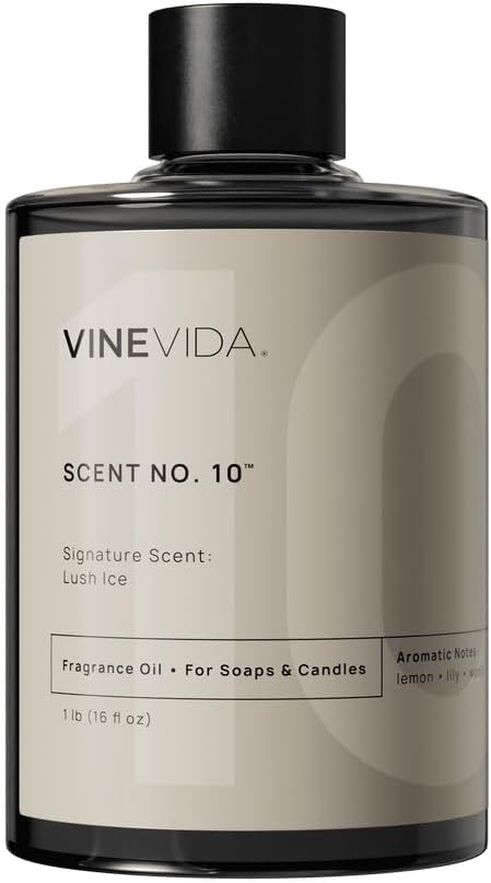VINEVIDA Lush Ice - 16oz Fragrance Oil for Candle Making - Natural Candle Scents - Made in USA