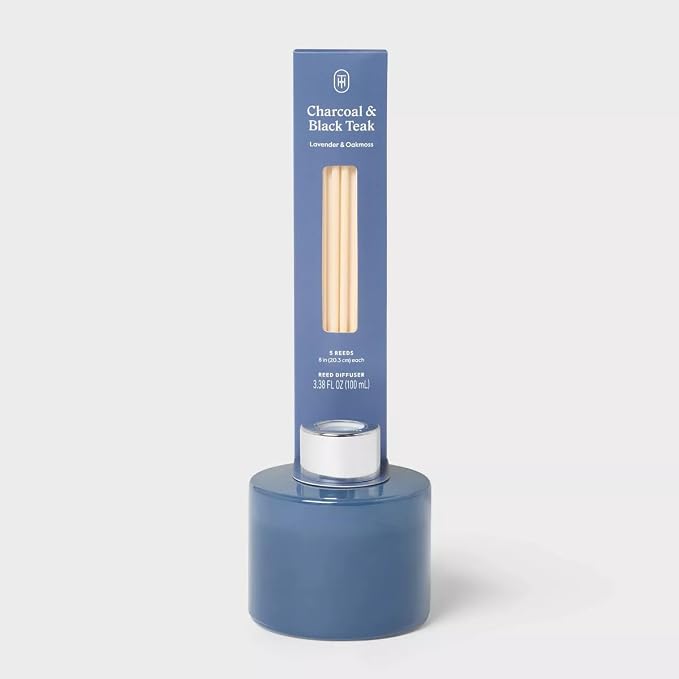 Threshold Reeed Diffuser 100ml (Blue, Charcoal and Black Teak)