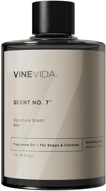 VINEVIDA [16oz] Beer Fragrance Oil for Candle Making and Soap Making - Premium Candle Scents for Soy Candles