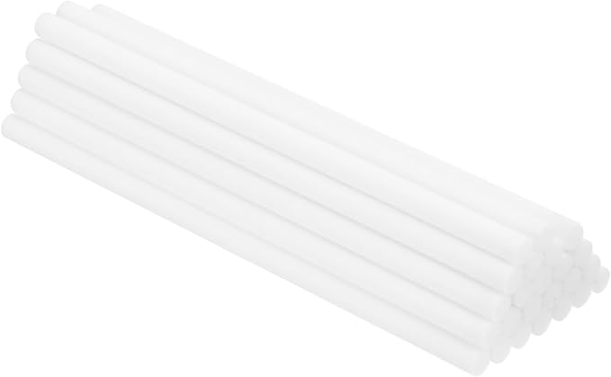 uxcell 24pcs Humidifier Cotton Stick, 7 x 160mm Refill Sticks Filter Replacement Wicks, Humidifier Filter Cotton Refill Travel Mini Humidifier Filters Sticks