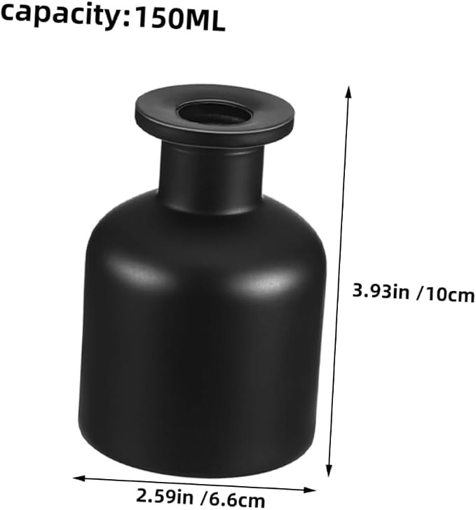 Healeved 3pcs Empty Diffuser Bottle: Jar 150ml Fragrance Container Replacement Accessories for Stroage Diffusers Reed Sticks DIY Crafts Decor