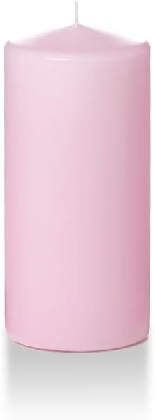 yummi 3" x 6" Blush Round Pillar Candles - 3 per Pack