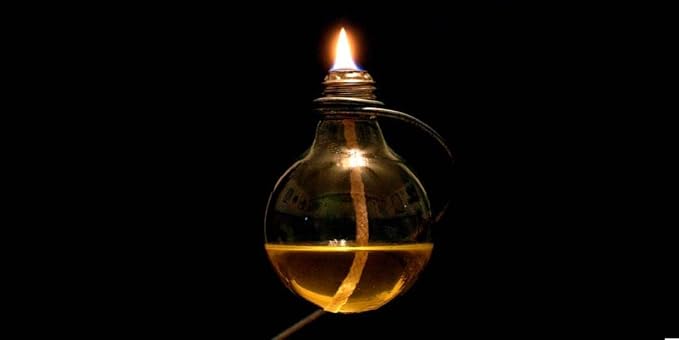 BOSKY Cotton Oil Lamp 1/4" Round Wicks (16 inch Long) for Rock Candle Alcohol Burner Oil Tiki Torches Lamp