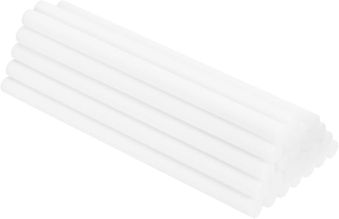 uxcell 24pcs Humidifier Cotton Stick, 8 x 150mm Refill Sticks Filter Replacement Wicks, Humidifier Filter Cotton Refill Travel Mini Humidifier Filters Sticks