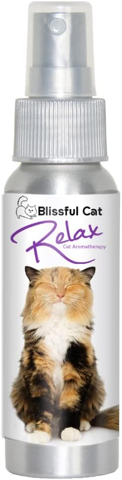 The Blissful Cat Relax Aromatherapy Spray for Your Cat's Anxiety, 2.67-Ounce