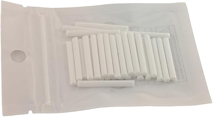 Diffuser Sponges Refill Sticks Replacement Wick Absorbent Sponge Sticks for Essential Oil Diffuser Bracelet 30Pack 0.12 X 1.06 inches (3mmX27mm)