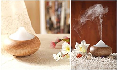 Ultrasonic Aromatherapy Diffuser for Essential Oils Air Atomizer, Light Wood-Grain