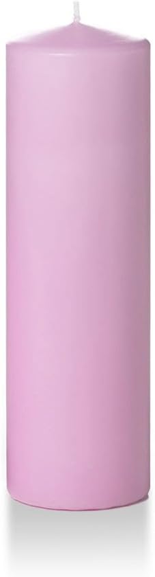 yummi 3" x 10" Violet Round Pillar Candles - 3 per Pack