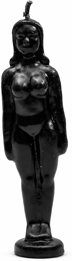 Black Female Body Candle – Protection, Energy Cleansing & Power Candle for Spiritual Rituals, Manifestation & Balance – Goddess Figure Decor Gift
