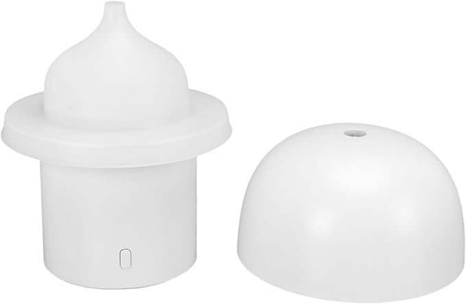 Zerodis Fragrance Diffuser Lamp 160ml USB Powered Ultra Quiet Auto Shut Off Aromatherapy Diffuser Night Light Fragrance Mist for Home Office Bedroom Essential Oil (Round Top)
