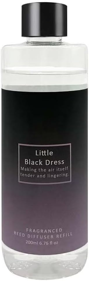 Scent Diffuser Oil Refill | 6.76 fl oz(200ml) Home Fragrance Defusers | Scented Aroma Essential Oil Reed Diffuser Little Black Dress 200ml