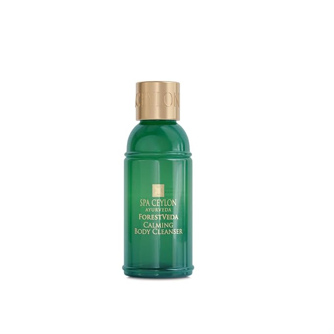 Spa Ceylon ForestVeda Calming Wellness Trio, Pampering Kit with Natural Ingredients, Ayurvedic Gift Set with Shower Gel, Body Cream & Pillow Mist (Peppermint)