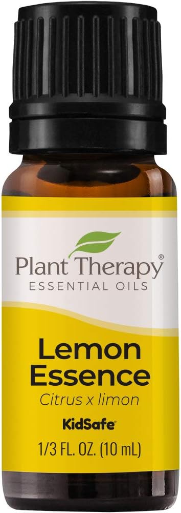 Plant Therapy Lemon Essence Oil 10 mL (1/3 oz) 100% Pure, Undiluted, Essence Oil