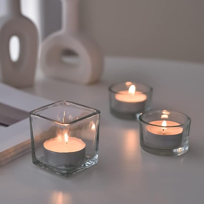 Cocod'or COCODOR Scented Tealight Candles/Garden Lavender / 100 Pack / 4-5 Hour Extended Burn Time/Made in Italy, Cotton Wick, Scented Home Deco, Fragrance, Mother's Day