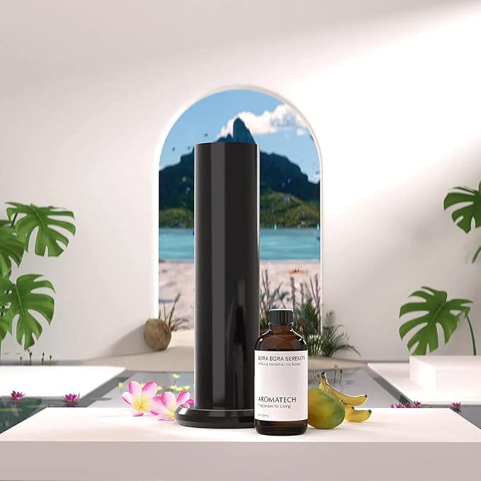 AromaTech Bora Bora Serenity Aroma Essential Oil Blend: Luxury Hotel Inspired Aromatherapy with Tropical Fruit, Frangipani & Coconut for Ultrasonic Diffusers & Nebulizers (500 mL)