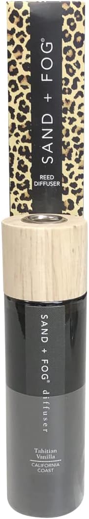 Sand + Fog Tahitian Vanilla Reed Diffuser | Made with Essential Oils | Fill Your Home with the Your Favorite Luxurious Fragrance