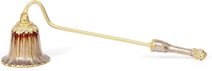 Candle Snuffer, Candle Extinguisher with Long Durable Handle, Vintage Wax Snuffer, Decorative Wick Snuffer, Perfect for Candle Lovers as Gifts