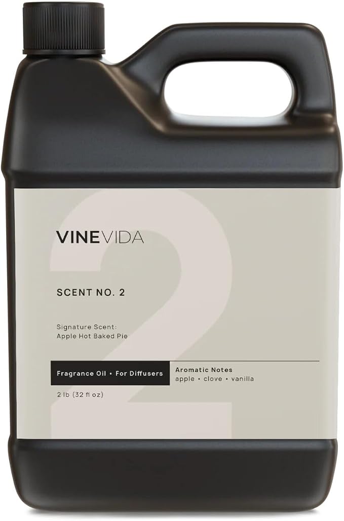 VINEVIDA [32 Fl Oz] Apple Hot Baked Pie Fragrance Oil for Cold Air Diffusers, Essential Oils for Diffuser Oil Refill & Air Freshener Room Spray