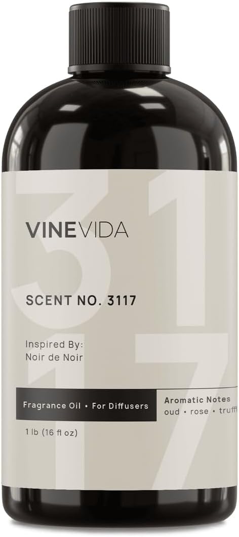 VINEVIDA [16 Oz] Inspired by: Noir de Noir; Diffuser Oil Refill | Premium Scent Diffuser Oil for Home | Non-Toxic Fragrance