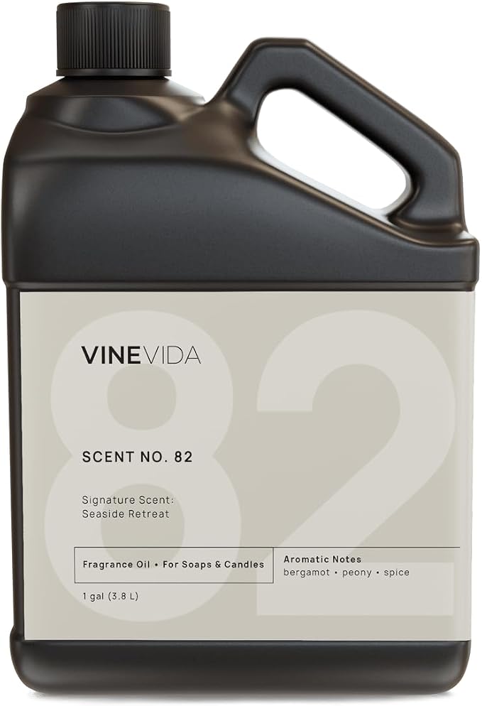 VINEVIDA [128oz] Scent No.82 Fragrance Oil for Candle Making and Soap Making - Premium Candle Scents for Soy Candles