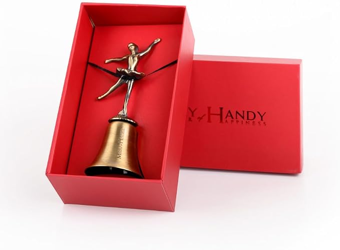 Brass Candle Snuffer Vintage Style - Small Antique Colored Candle Flames Extinguisher - Home Decorative and Unique Gift (Ballerina)