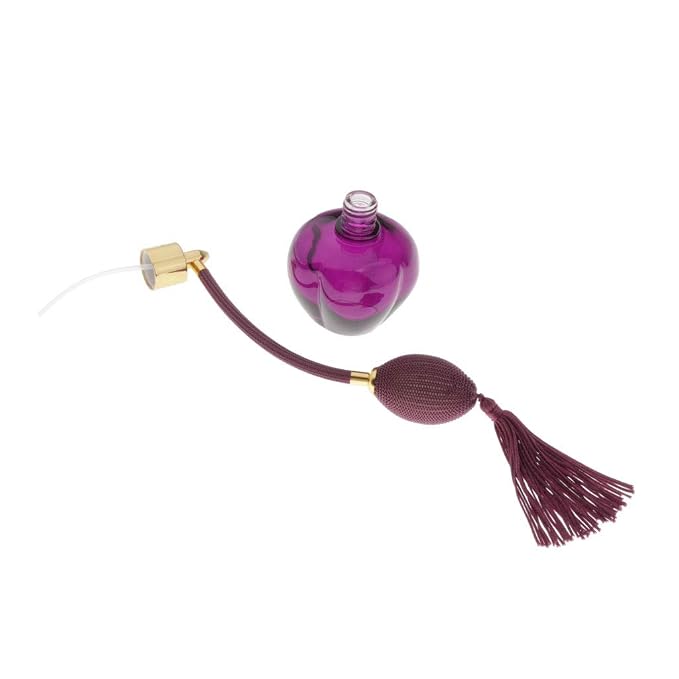 Long Bulb Perfume Bottle 100ml for Refill, 10.5x6.5cm
