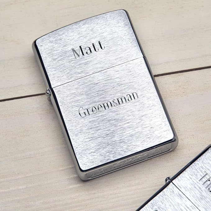 Custom Zippo Armor Chrome Heavy Wall Pocket Lighter