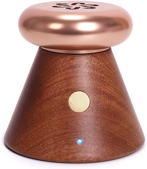 Wood Mini Essential Oil Diffuser Portable,Bedroom,Bathroom (Sapele) | Compact size with timed operation, and portable design for home, office, and car use