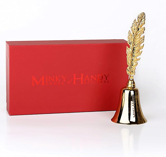 Candle Snuffer Accessory - Brass Design - Safely Extinguish Candle Flames - Home Decor and Gift for Candle Lover (Feather)