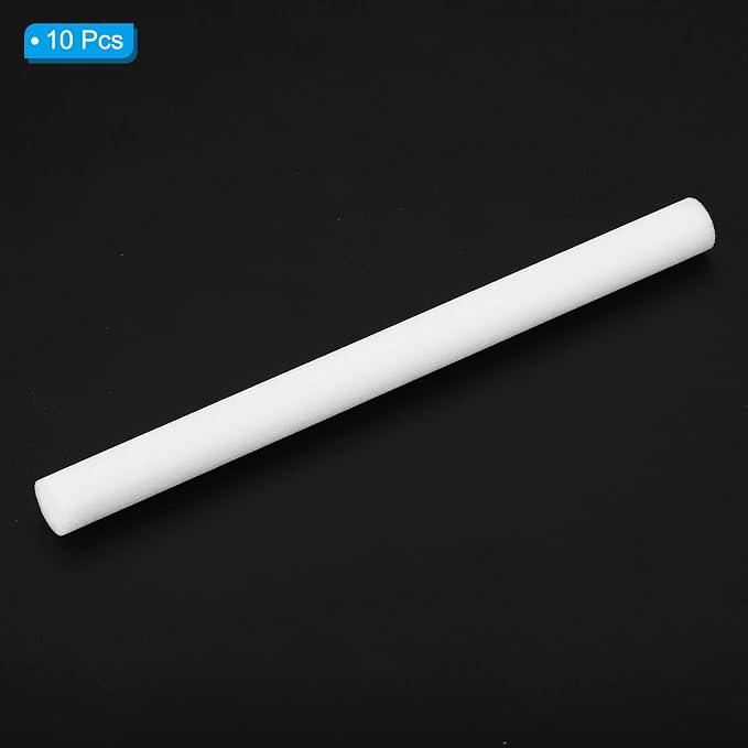 PATIKIL Humidifier Cotton Filter Sticks, 10 Pcs Refill Sticks Filter Wicks Replacement for USB Mini Humidifiers Portable Diffuser (5.51'' x 0.39''), White
