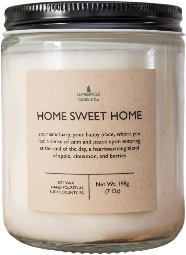 Handmade | Soy Candle (Home Sweet Home, 8 oz.)