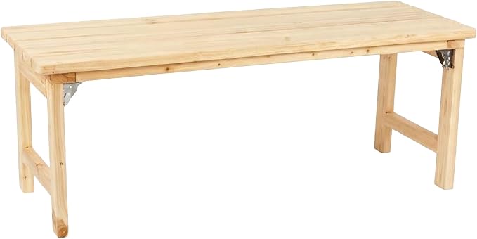 SweatTent Cedar Sauna Bench – Handcrafted Natural Cedar, Durable Sauna Seating, Traditional Sauna Accessory, Comfort Upgrade, Fits Sweat Tent