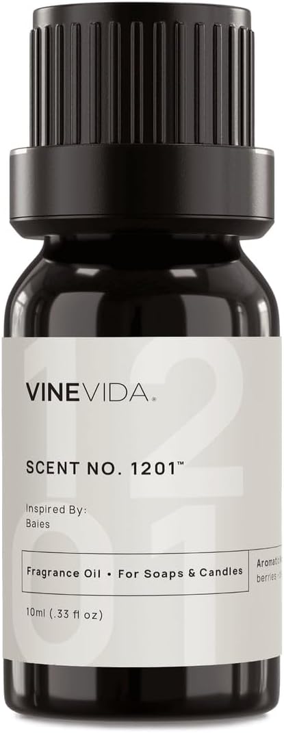 VINEVIDA [0.33oz] Scent No.1201 Fragrance Oil for Candle Making and Soap Making - Premium Candle Scents for Soy Candles