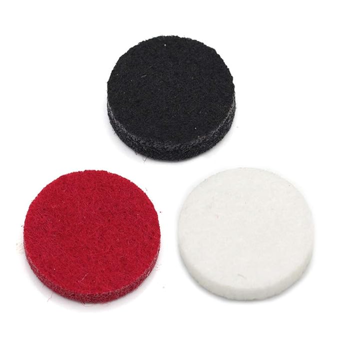 200 Pieces Car Diffuser Aromatherapy Diffuser Necklace Replacement Pads Replacement Felt Pads Essential Oil Diffuser Locket Necklace Refill Pads Multi-Color (22.5mm Diameter)