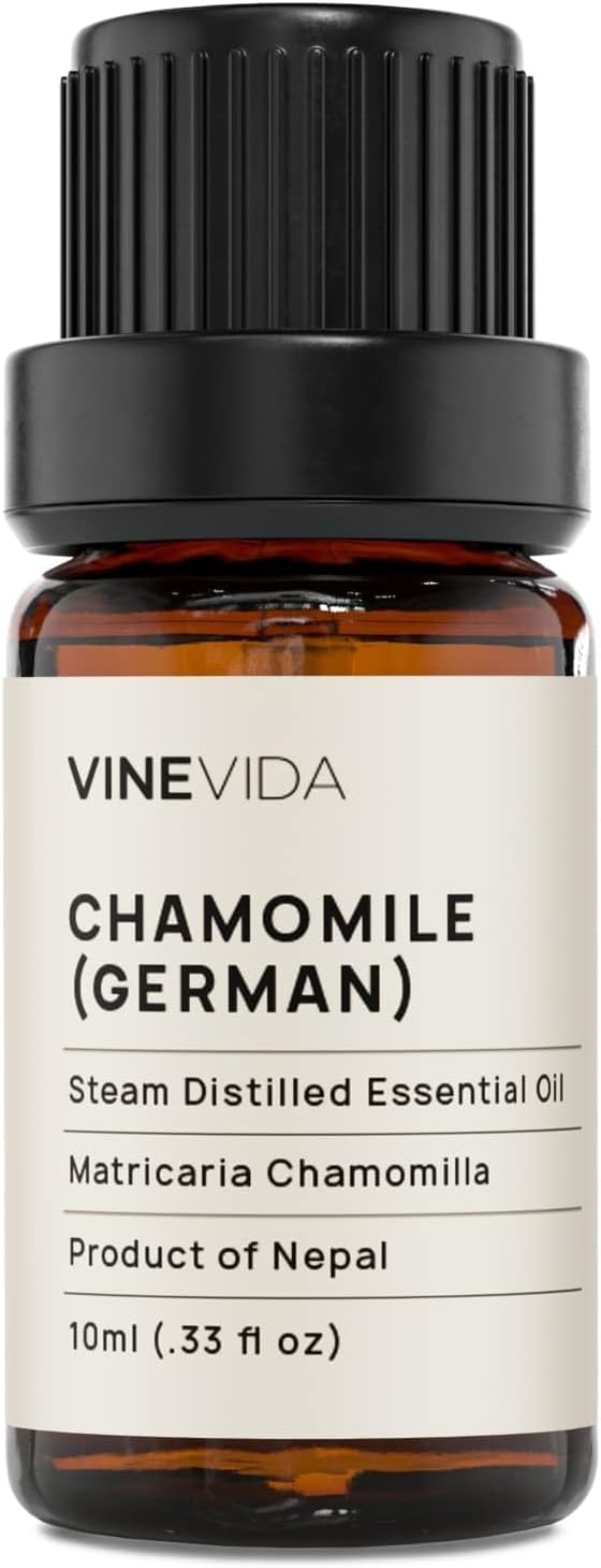 VINEVIDA Chamomile Essential Oil - Undiluted 10 mL - DIY Candle Scents - Safe for Soap Making