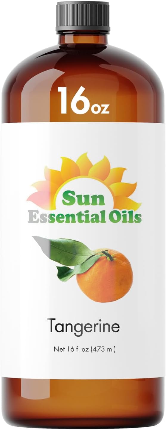 Bulk Tangerine Oil - Ultra 16 Ounce - 100% Pure Essential Oil (Best 16 fl oz / 472ml) - Sun Essential