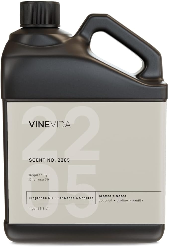 VINEVIDA [128oz] Scent No.2205 Fragrance Oil for Candle Making and Soap Making - Premium Candle Scents for Soy Candles