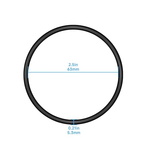 Cutetool(6PCS) SX220Z2 Bulkhead O-Ring Compatible with Hayward Max-Flo II, Max-Flo VS, Pro-Grid, SwimClear Pool Filters Bulkhead and Diffuser SX220Z2 O-649 O-Ring Seal Replace