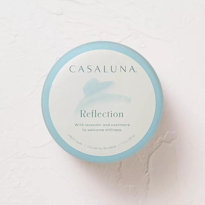 Casalunas 2 Wick Lidded Jar Candle (7.5oz, Reflection)