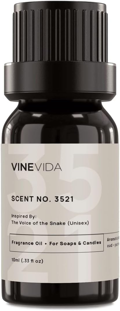 VINEVIDA Scent NO. 3521 Fragrance Oil - 10mL - Fragrance Oil for Candle Making - Made in USA Candle Scents Scents for Soap Making
