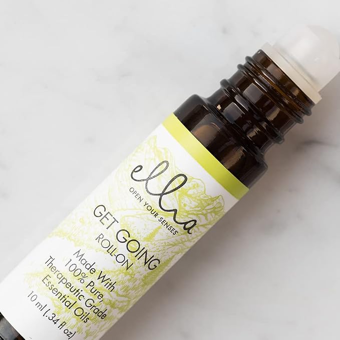 Ellia Essential Oil Roll-On | Get Going Blend| 10ml, 100% Pure, Therapeutic Grade