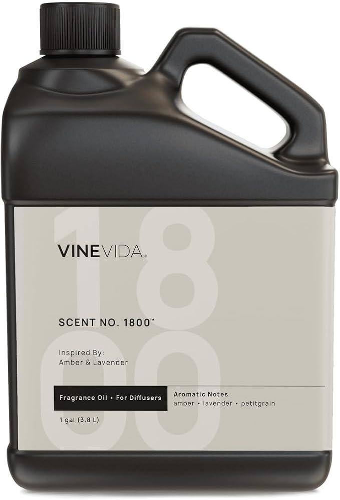 VINEVIDA [128 Oz] Inspired by: Amber & Lavender; Diffuser Oil Refill | Premium Scent Diffuser Oil for Home | Non-Toxic Fragrance