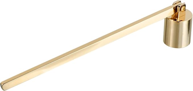 IMIKEYA Candle Snuffer 6.69 Inch Stainless Steel Candle Extinguisher with Ergonomic Handle for Safe and Clean Flame Extinguishing Wax Protection Accessory