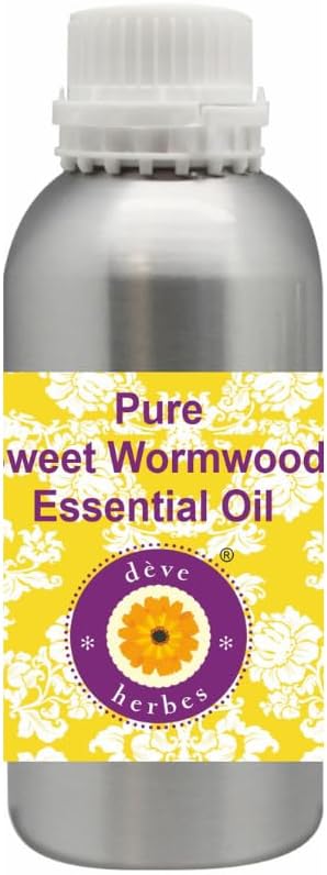 dève herbes Sweet Wormwood Essential Oil (Artemisia annua) Pure | Non-Sticky | Non-Greasy | Lightweight | Men & Women | All Skin Types | Steam Distilled 1250ml (42 oz)