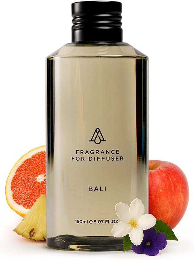 AromaPlan Hotel Scents Bali 5 Fl Oz (148ml), Home Luxury Aroma & Hotel Fragrance Diffuser Oil- Hotel Diffuser Oil for Aromatherapy- USA Made, Bigger Bottle, Bolder Aroma & Longer Lasting