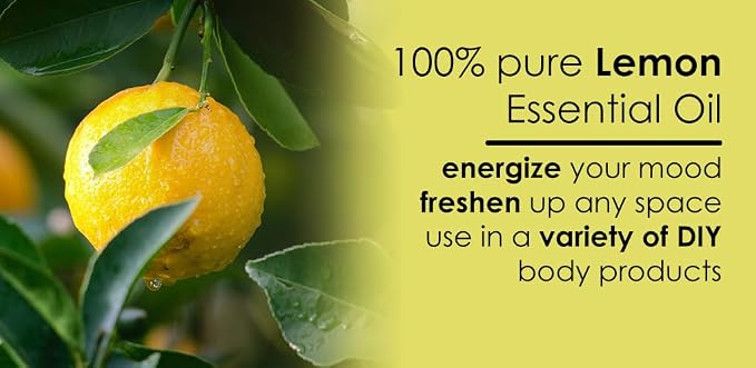 4 oz Lemon Essential Oil (100% Pure & Uncut) - GreenHealth