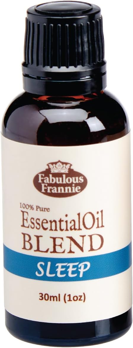 Fabulous Frannie Sleep Pure Essential Oil Blend 30ml Made with Undiluted, Therapeutic Chamomile, Marjoram, Bulgarian Lavender and Vetiver